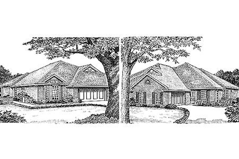 House Plan Design - Traditional Exterior - Front Elevation Plan #310-474