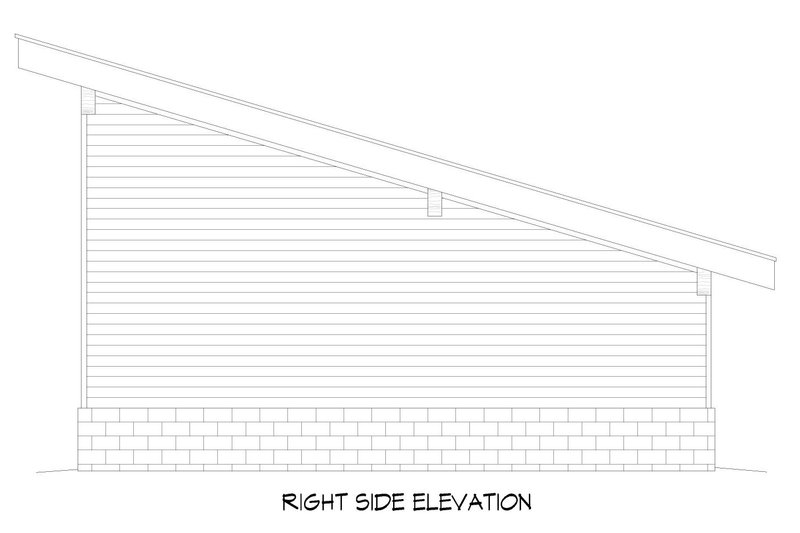 Architectural House Design - Exterior - Other Elevation 1 for Contemporary House Plan #932-1419, 0 bath