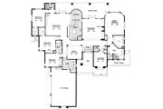 European Style House Plan - 4 Beds 3.5 Baths 3891 Sq/Ft Plan #417-413 