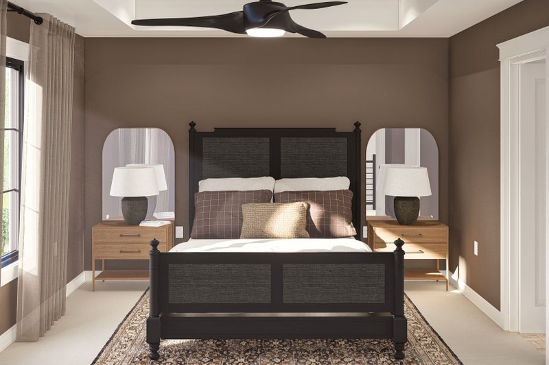 Architectural House Design - Interior - Master Bedroom 1 for Traditional House Plan #455-435 - 3 bed, 2.5 bath