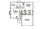 House Plan - 3 Beds 2.5 Baths 1931 Sq/Ft Plan #405-177 
