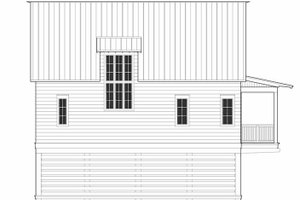 Exterior - Other Elevation for Beach House Plan #443-12 - 3 bed, 2.5 bath