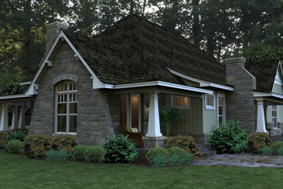 Exterior - Other Elevation 2 for Craftsman House Plan #120-181 - 3 bed, 3 bath