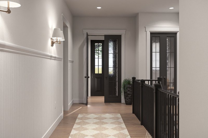 Architectural House Design - Interior - Entry 1 for Cottage House Plan #455-815 - 3 bed, 2.5 bath