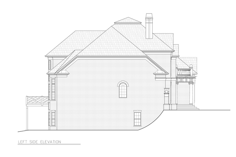 Home Plan - Exterior - Other Elevation for Colonial House Plan #119-126 - 4 bed, 3.5 bath