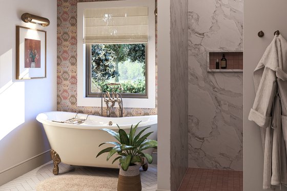 Interior - Bathroom 1 for Traditional House Plan #455-349 - 4 bed, 3 bath