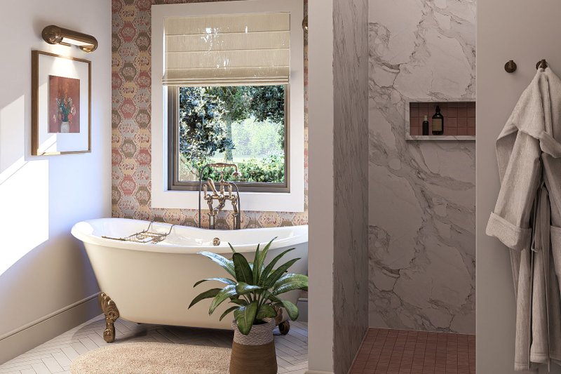 Home Plan - Interior - Bathroom 1 for Traditional House Plan #455-349 - 4 bed, 3 bath