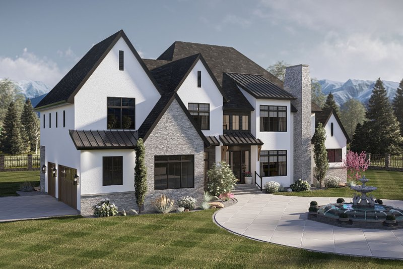 Dream House Plan - Exterior - Other Elevation for Cottage House Plan #455-802 - 4 bed, 3.5 bath