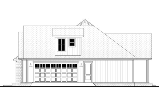 Exterior - Other Elevation 1 for Farmhouse House Plan #430-407 - 3 bed, 2 bath