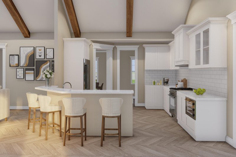 House Blueprint - Interior - Kitchen 1 for Farmhouse House Plan #923-424 - 4 bed, 2.5 bath
