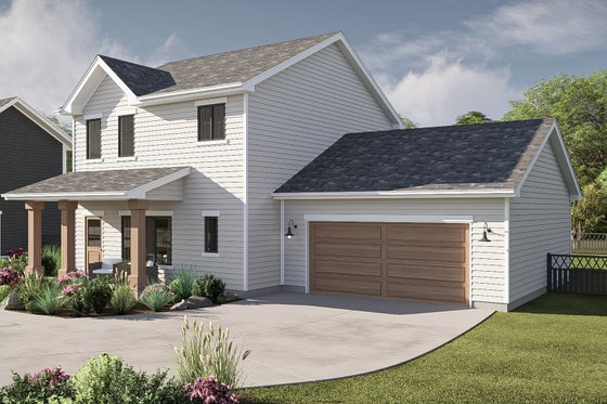 Exterior - Other Elevation for Traditional House Plan #455-553 - 3 bed, 2.5 bath