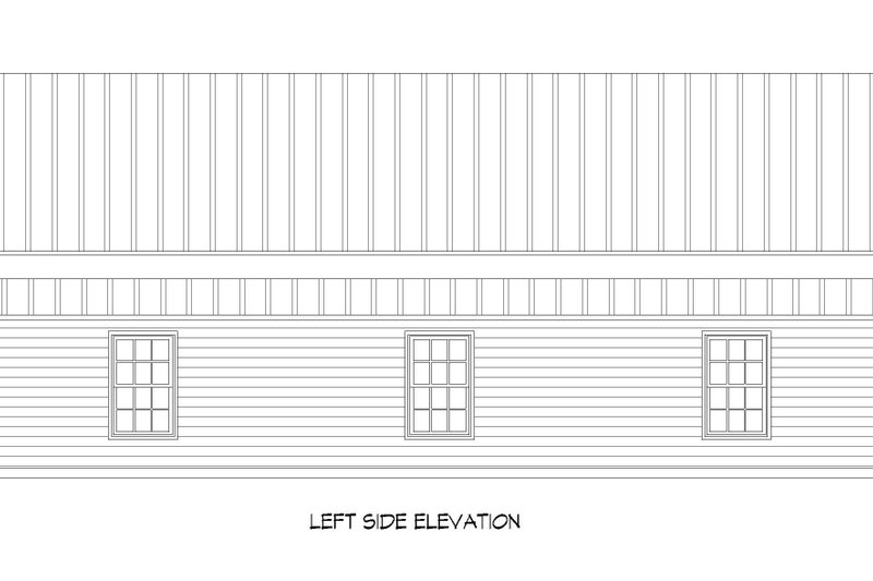 Home Plan - Exterior - Other Elevation for Contemporary House Plan #932-255, 0 bath