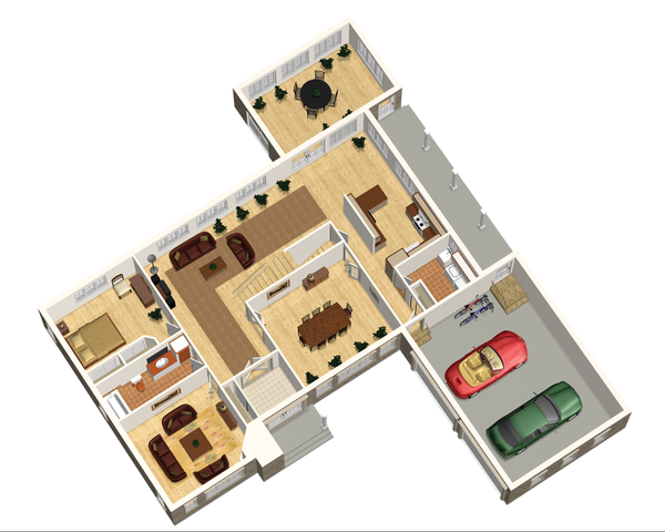 European Floor Plan - Main Floor Plan #25-4685