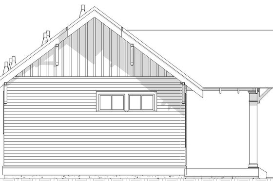 Exterior - Other Elevation 1 for Craftsman House Plan #895-151 - 1 bed, 1 bath