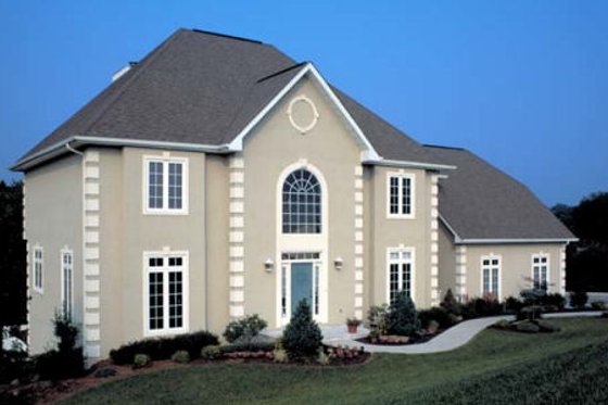 Exterior - Front Elevation for European House Plan #312-243 - 4 bed, 3.5 bath