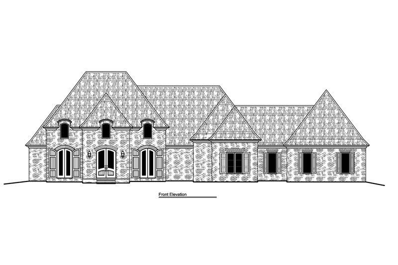 House Plan Design - Exterior - Other Elevation for European House Plan #1081-7 - 4 bed, 4.5 bath
