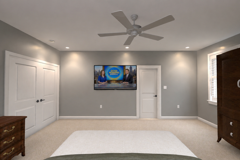 Dream House Plan - Interior - Master Bedroom 2 for Barndominium House Plan #1060-497 - 3 bed, 2.5 bath