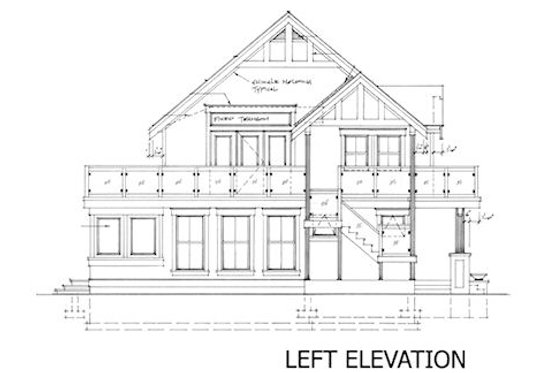 Exterior - Other Elevation for Contemporary House Plan #118-114 - 2 bed, 2 bath