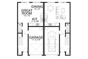 Contemporary Style House Plan - 3 Beds 2.5 Baths 2718 Sq/Ft Plan #112-181 