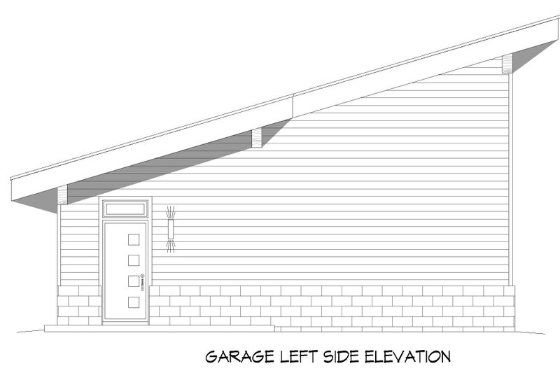 Home Plan - Exterior - Other Elevation 2 for Contemporary House Plan #932-468 - 3 bed, 2 bath