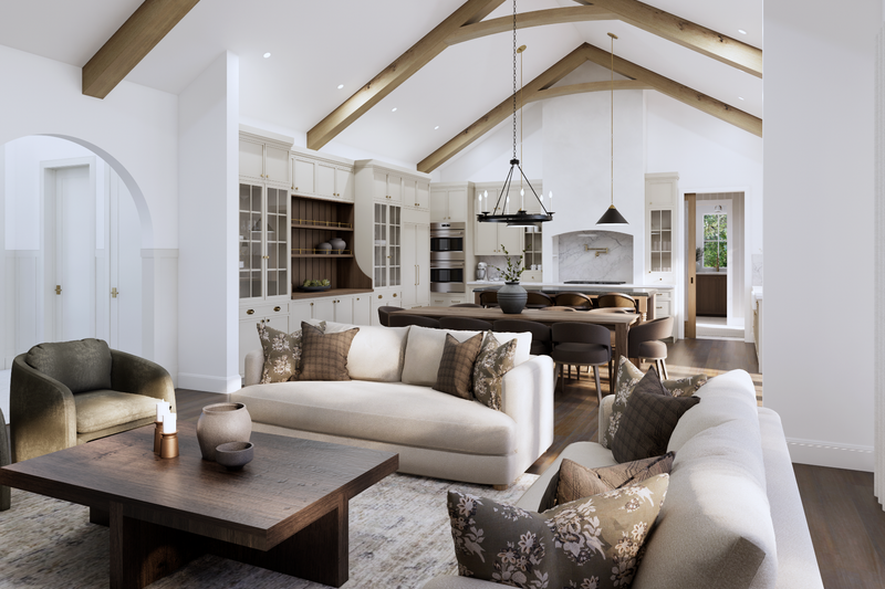 Dream House Plan - Interior - Family Room 2 for Farmhouse House Plan #1114-118 - 3 bed, 2.5 bath