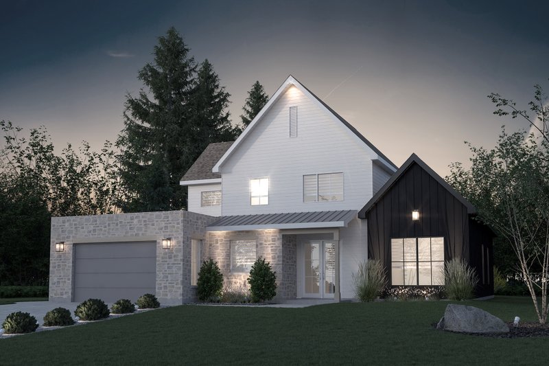 Home Plan - Farmhouse Exterior - Front Elevation Plan #23-2781