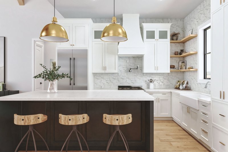 House Plan Design - Interior - Kitchen 1 for Farmhouse House Plan #119-456 - 3 bed, 2.5 bath