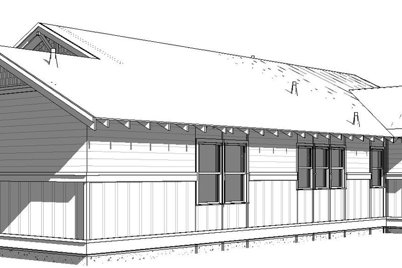 Dream House Plan - Left Rear