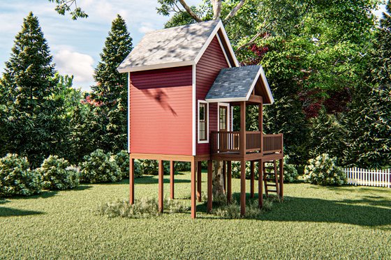 Exterior - Other Elevation for Country House Plan #455-411, 0 bath