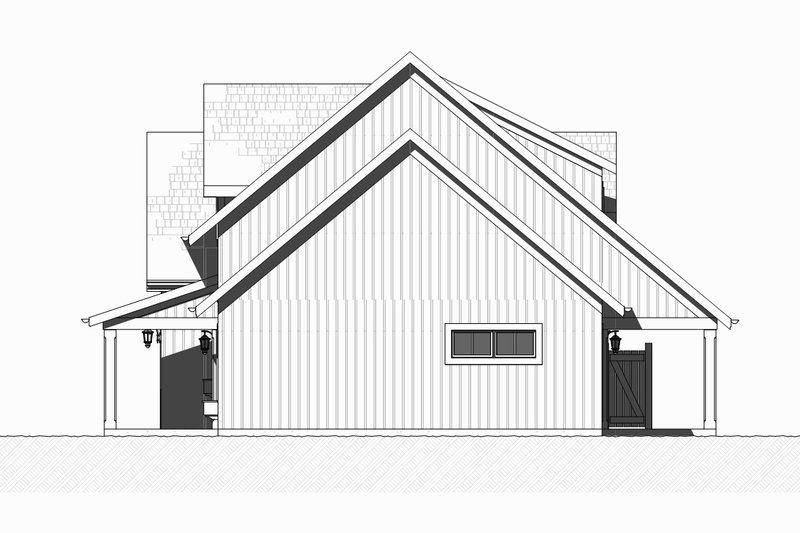 Architectural House Design - Exterior - Other Elevation for Farmhouse House Plan #901-132 - 3 bed, 2.5 bath