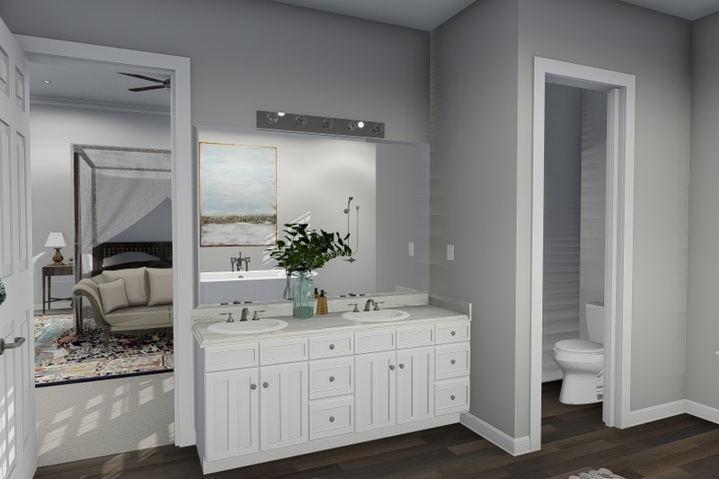 House Plan Design - Interior - Master Bathroom 1 for European House Plan #1060-75 - 3 bed, 3.5 bath