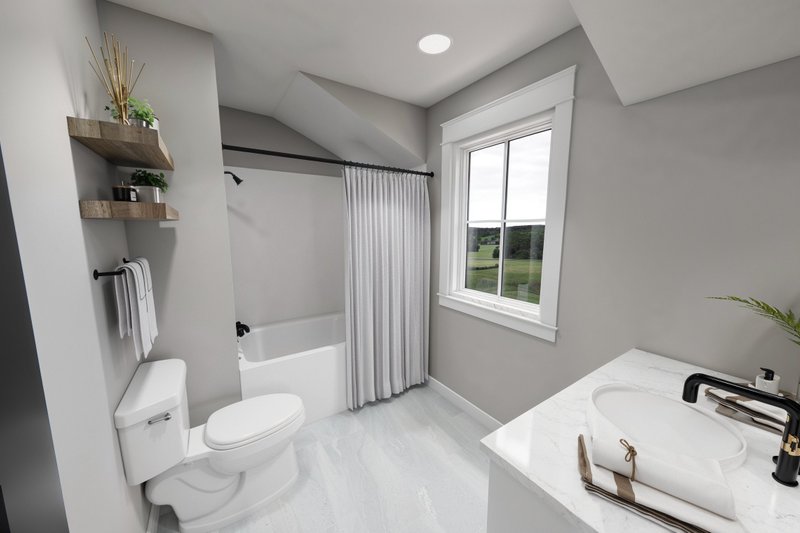 Architectural House Design - Interior - Bathroom for Farmhouse House Plan #51-1261 - 3 bed, 3.5 bath