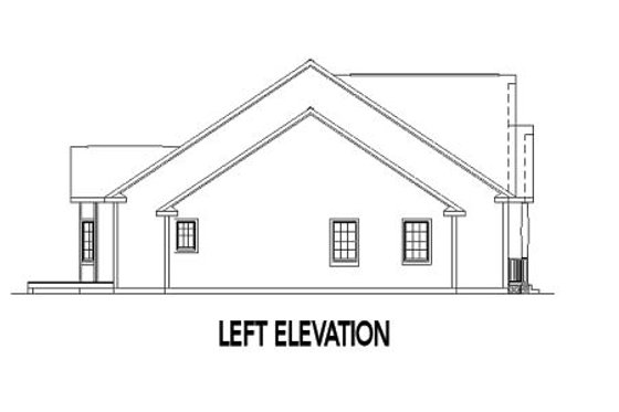 Exterior - Other Elevation for Traditional House Plan #312-623 - 3 bed, 2.5 bath
