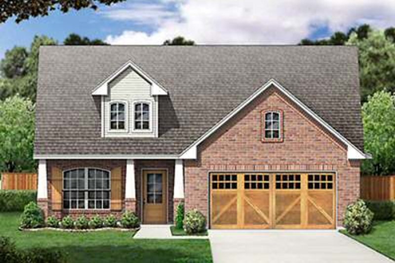 Dream House Plan - Craftsman Exterior - Front Elevation Plan #84-264