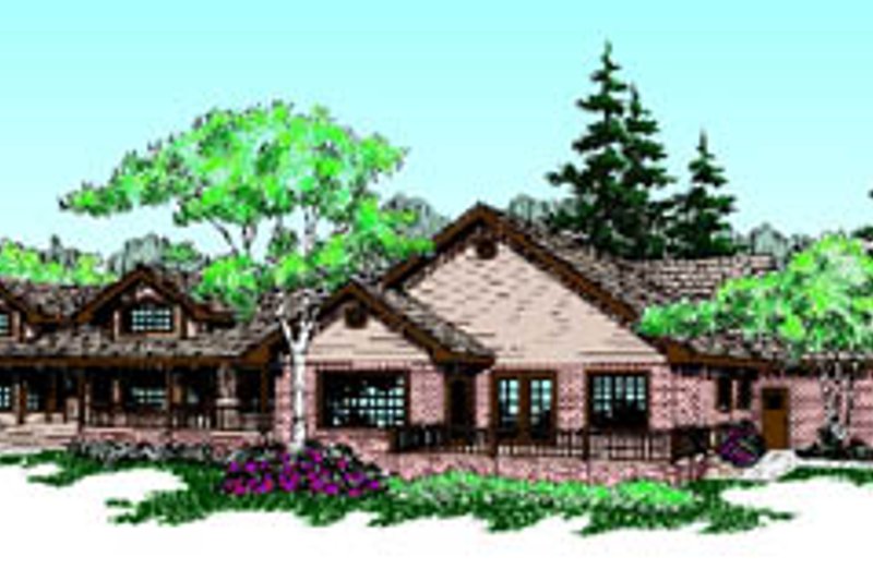 Home Plan - Country Exterior - Front Elevation Plan #60-189