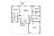 Ranch Style House Plan - 3 Beds 2 Baths 1697 Sq/Ft Plan #124-1353 