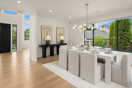 Interior - Dining Room for Modern House Plan #1066-109 - 6 bed, 3.5 bath