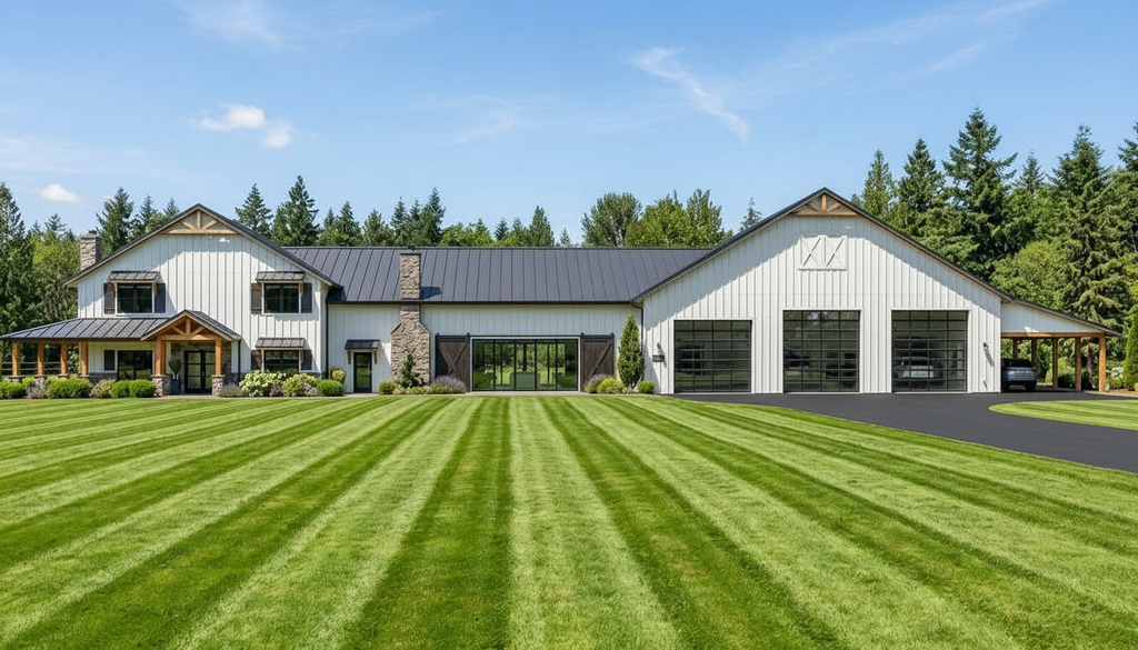 Exterior - Front Elevation 2 for Barndominium House Plan #1064-303 - 4 bed, 3.5 bath