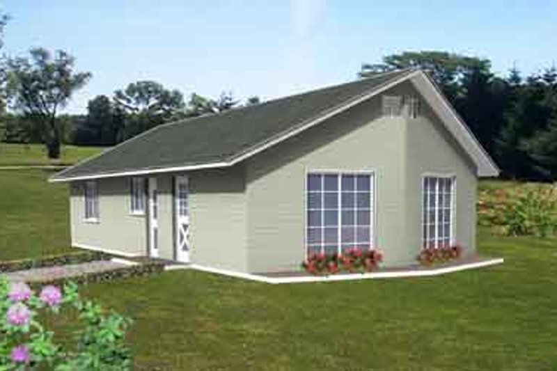 Architectural House Design - Mediterranean Exterior - Front Elevation Plan #1-143