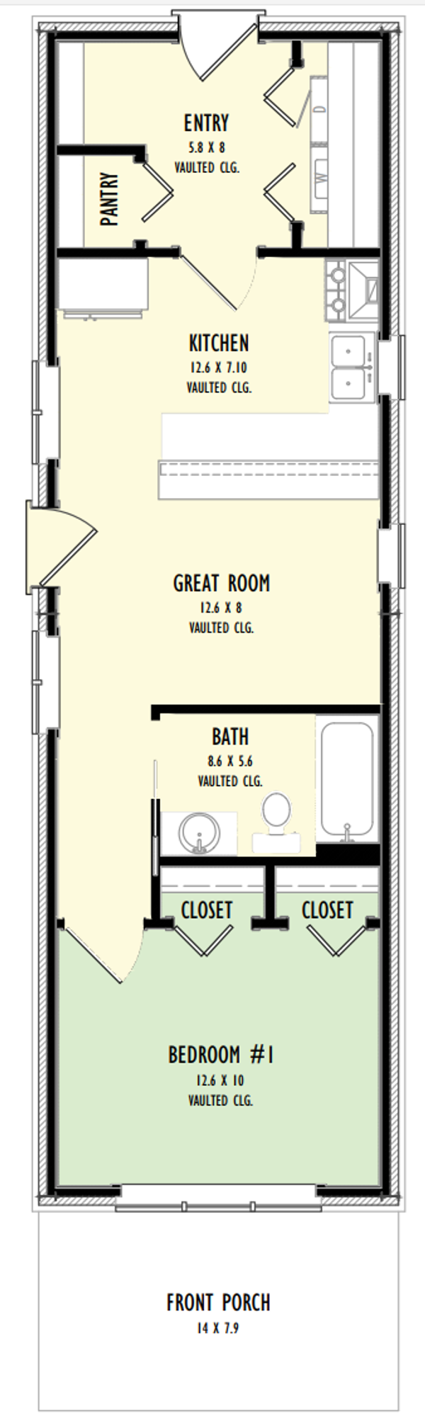 House Plan Design - Contemporary Floor Plan - Main Floor Plan #1092-11