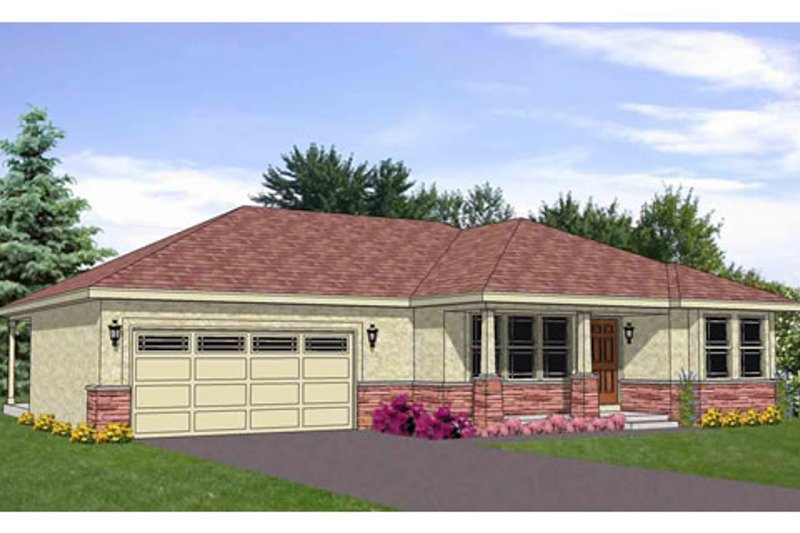 Ranch Style House Plan - 2 Beds 2 Baths 1460 Sq/Ft Plan #116-266