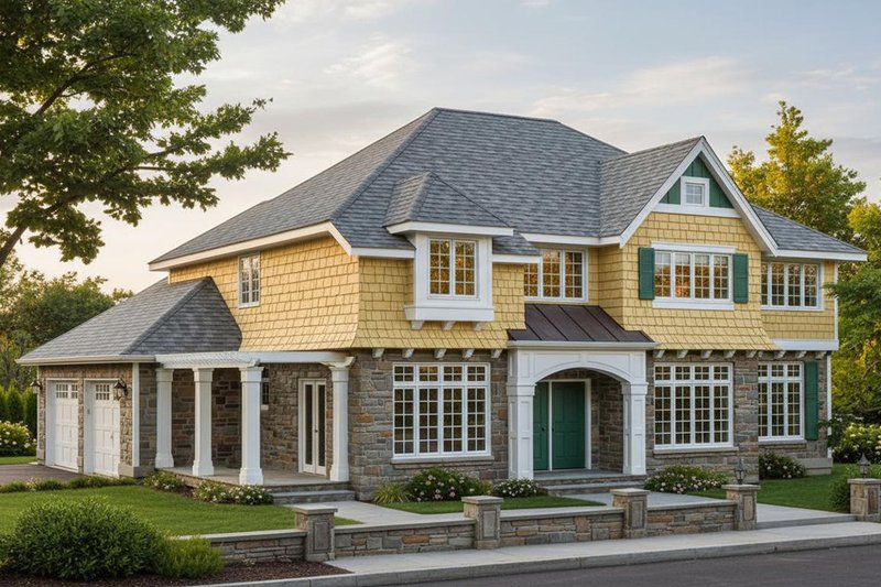 House Design - Craftsman Exterior - Front Elevation Plan #99-209