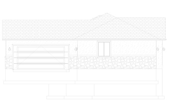 Exterior - Other Elevation 1 for Ranch House Plan #1060-289 - 3 bed, 2 bath