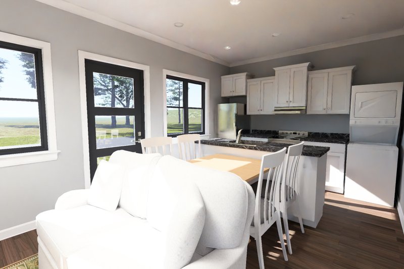 Home Plan - Interior - Family Room 2 for Modern House Plan #513-2494 - 1 bed, 1 bath