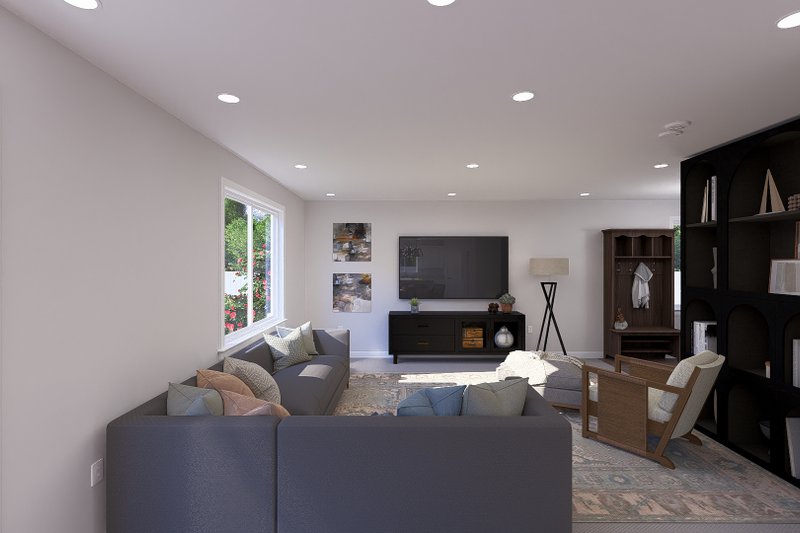 Architectural House Design - Interior - Family Room 2 for Farmhouse House Plan #1060-254 - 3 bed, 2.5 bath