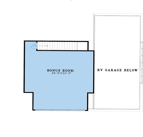 Barndominium Floor Plan - Upper Floor Plan #923-315