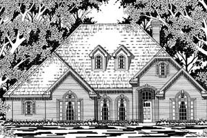 Traditional Exterior - Front Elevation Plan #42-263