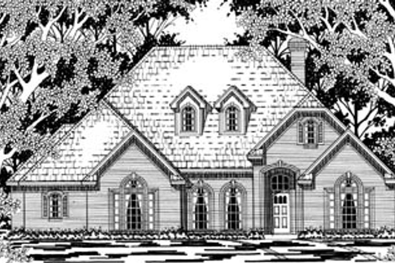 Traditional Style House Plan - 4 Beds 3 Baths 2424 Sq/Ft Plan #42-263