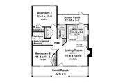 Farmhouse Style House Plan - 2 Beds 1 Baths 950 Sq/Ft Plan #21-232 