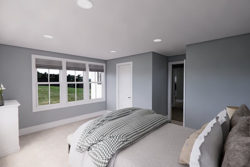 Architectural House Design - Interior - Bedroom 7 for Farmhouse House Plan #51-1560 - 6 bed, 4.5 bath